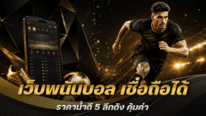 เว็บพนันบอล เชื่อถือได้