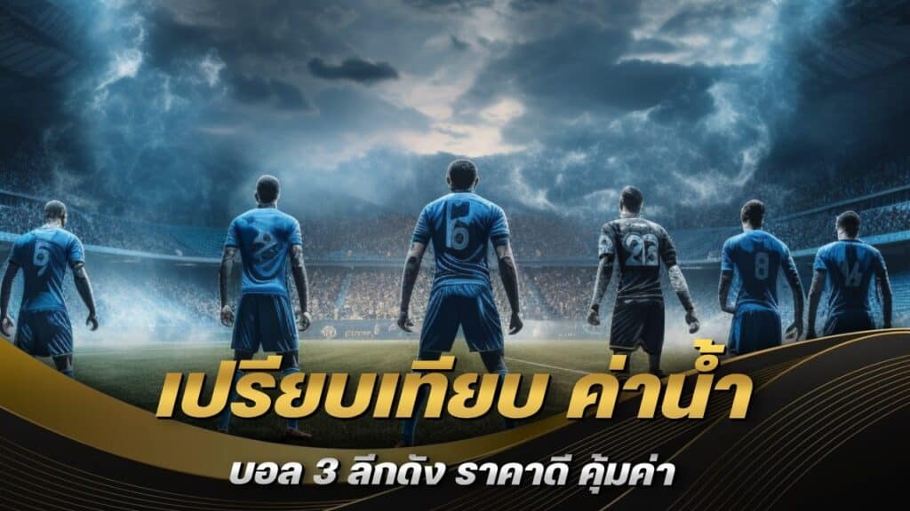 เปรียบเทียบ ค่าน้ำ บอล
